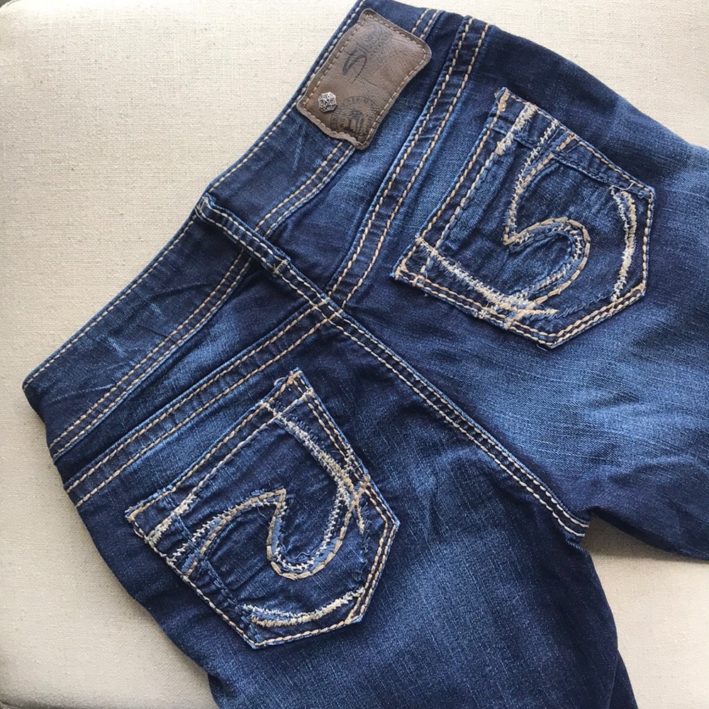 👖Silver JEANS Super Stretch Suki Mid Slim Boot👢